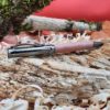 stylo bois et métal rechargeable